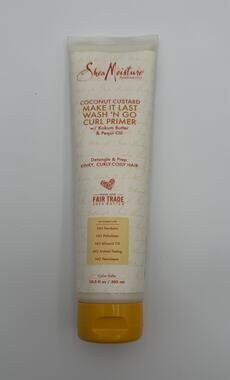 Shea Moisture Coconut Custard Make It Last Wash N Go Curl Primer 10.3 fl Sealed